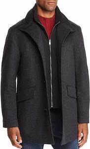 Hugo Boss Men 39 S Regular Fit Coxtan 6 Wool Cashmere Coat Charcoal 40r