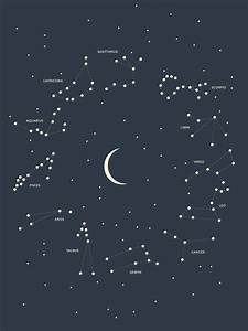 Constellation Poster Constellation Poster Constellations Astrology