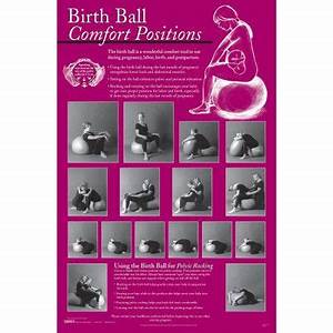 Birth Ball Comfort Chart Childbirth Graphics Birth Doula