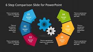 6 Step Modern Comparison Template For Powerpoint Slidemodel