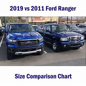 2019 Ford Ranger Vs 2011 Ford Ranger Size Comparison The Ranger Station