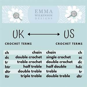  Wilkinson Designs Stitch Conversion Uk To Us Crochet Terms