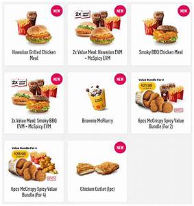2023 Mcdonald 39 S Menu In Singapore Prices And Options For Meals