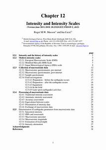 Pdf Intensity And Intensity Scales