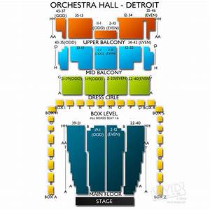 Orchestra Hall Detroit Seating Chart Vivid Seats