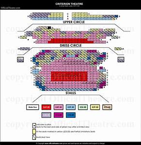 Criterion Theatre London Seat Map And Prices For The Merchant Of Venice