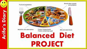 balanced diet project healthy eating habits nutrition table