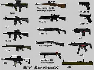 Weapons List New 1 By Notrace On Deviantart