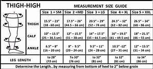Legs Size Chart Lamer