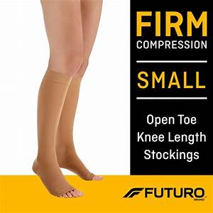 Futuro Open Toe Knee Highs Unisex Small Firm Compression 