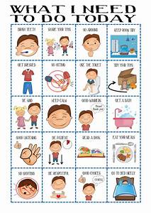 Boys Routine Chart Kids Daily Planner Kids Routine Chart Etsy
