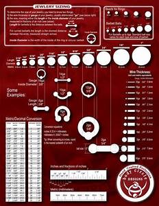 Body Jewelry Size Chart Guide Piercing Chart Piercing Body Piercing
