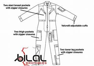 Nomex Flyer Coveralls Size Chart Flight Suit Bilal Brothers