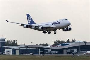 Boeing 744 Usa Freight Plane Landing In Almaty Cargo Aircraft