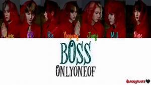 Onlyoneof 온리원오브 Boss Color Coded Lyrics Youtube