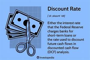 Discount Rate Defined How It 39 S Used By The Fed And In Cash Flow Analysis