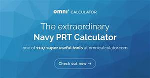 Navy Prt Calculator Check Your Performance Readiness Score Omni