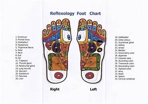 Thai Feet Celiac Plexus Reflexology Foot Chart Sinusitis Thyroid
