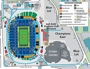 The Big House Michigan Stadium Seating Chart Brokeasshome Com