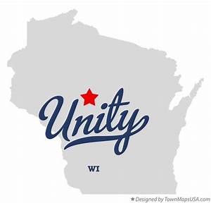 Map Of Unity Clark County Wi Wisconsin
