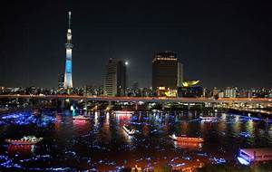 Panasonic Ilumina El Río Sumida De Tokio Con 100 000 39 érnagas