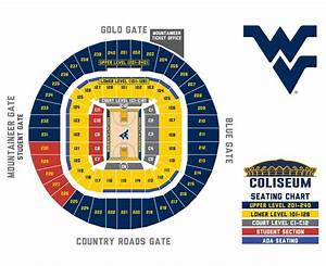 Wvu Coliseum Seating Chart West Virginia University Athletics