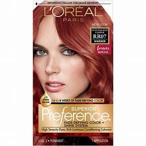 Loreal Red Hair Color Chart Best Hairstyles Ideas For Women And Men