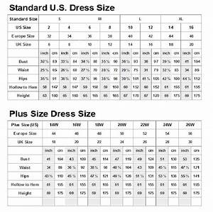 L 39 Effet Des Vêtements Us Uk Dress Size Chart Bridesmaid