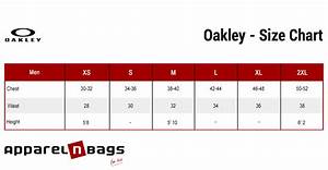 Oakley Size Chart Apparelnbags Com