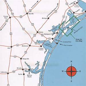 Hook N Line Fishing Map F134 Mesquite Bay To Lower San Antonio Bay
