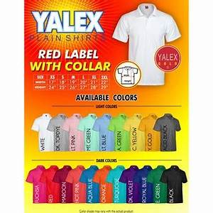 Yalex Poloshirt White Plain Poloshirt Cotton Red Label Shopee