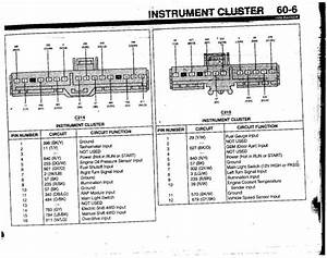 Ford Ranger Instrument Cluster Diagram