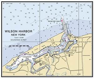 Wilson Harbor New York Inset Nautical Chart νοαα Charts Maps