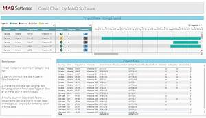 Issues With Gantt Chart Maq Software