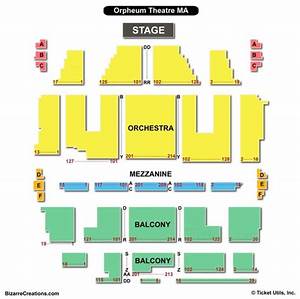 Orpheum Theatre Boston Seating Chart Seating Charts Tickets