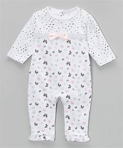 Look At This René Rofé Baby Gray Butterfly Playsuit On Zulily Today