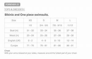Size Chart For Praver Swimwear Bikinis Praver Swimwear Labb By Ag