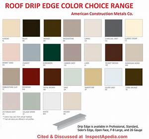 Roof Drip Edge Color Choices