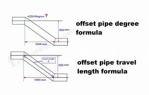 Pipe Rolling Offset Formula Any Degree Pipe Offset Formula