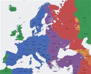 Europe Time Zones Map Fr Mapsof Net