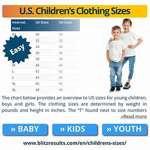 children 39 s clothing sizes chart shirts pants us uk eu