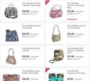 Vera Bradley Up To 75 Off Handbags And Accessories Sale