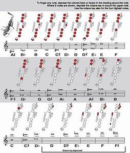 Alto Saxophone Chart