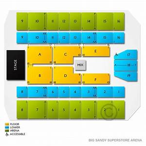 Big Superstore Arena Huntington Wv Seating Chart Seating Chart Net