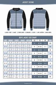 Detailed Coat Jacket Size Chart Table Diagram