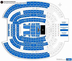 At T Stadium Concert Seating Chart Rateyourseats Com