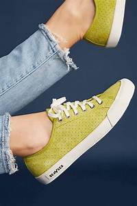 Seavees Monterey Varsity Sneaker Chartreuse Sold Out Leather Nib Size