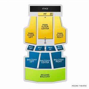 Moore Theatre Seating Chart Vivid Seats