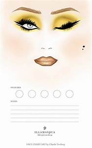 Illamasque Face Chart Face Makeup Face