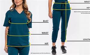 How To Use A Size Chart For Scrubs Fit Guide Airmed Scrubs